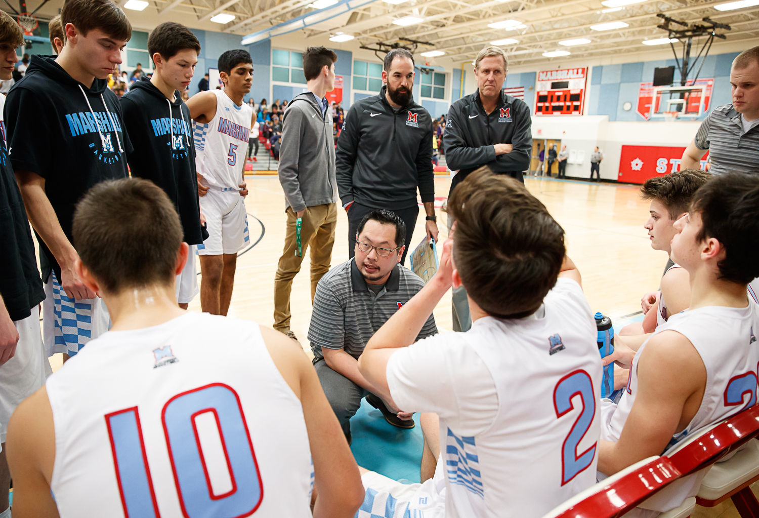 Marshall vs. Wakefield boys hoops 13